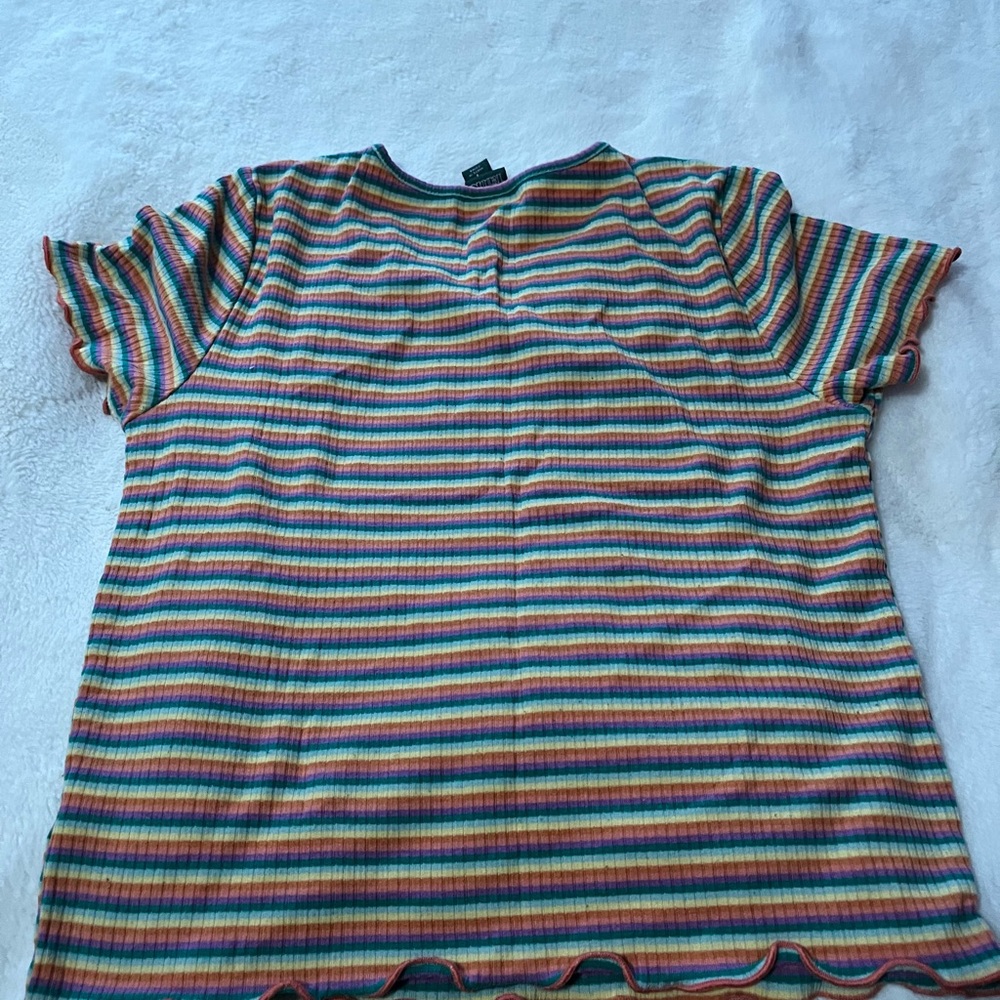 Rainbow, kids crop top
